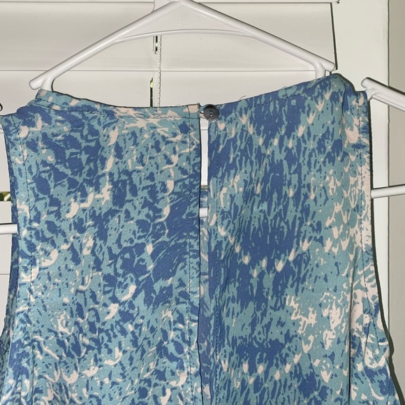 KARLIE Blue Snakeskin Top - Picture 5 of 5